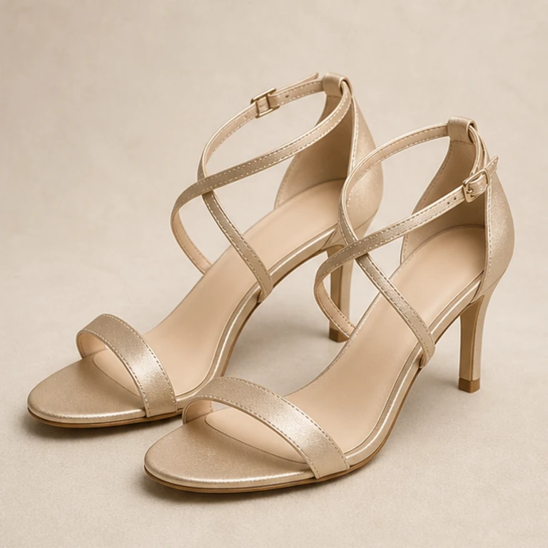 85mm Barocco-buckle sandals